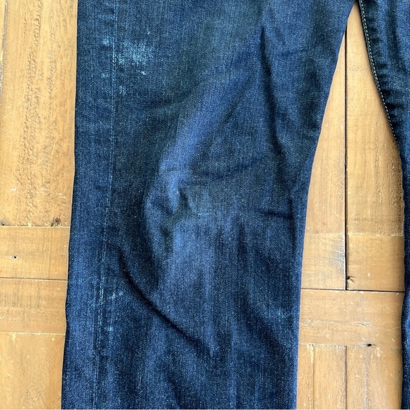 AG Adriano Goldschmied B-Type III Easy Men’s Jeans 33x31 Dark Wash Distressed - Picture 2 of 6